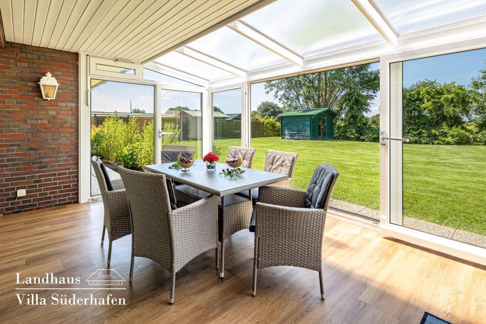 Landhaus Villa Suederhafen - Kleiner Luxus ノルトシュトラント エクステリア 写真
